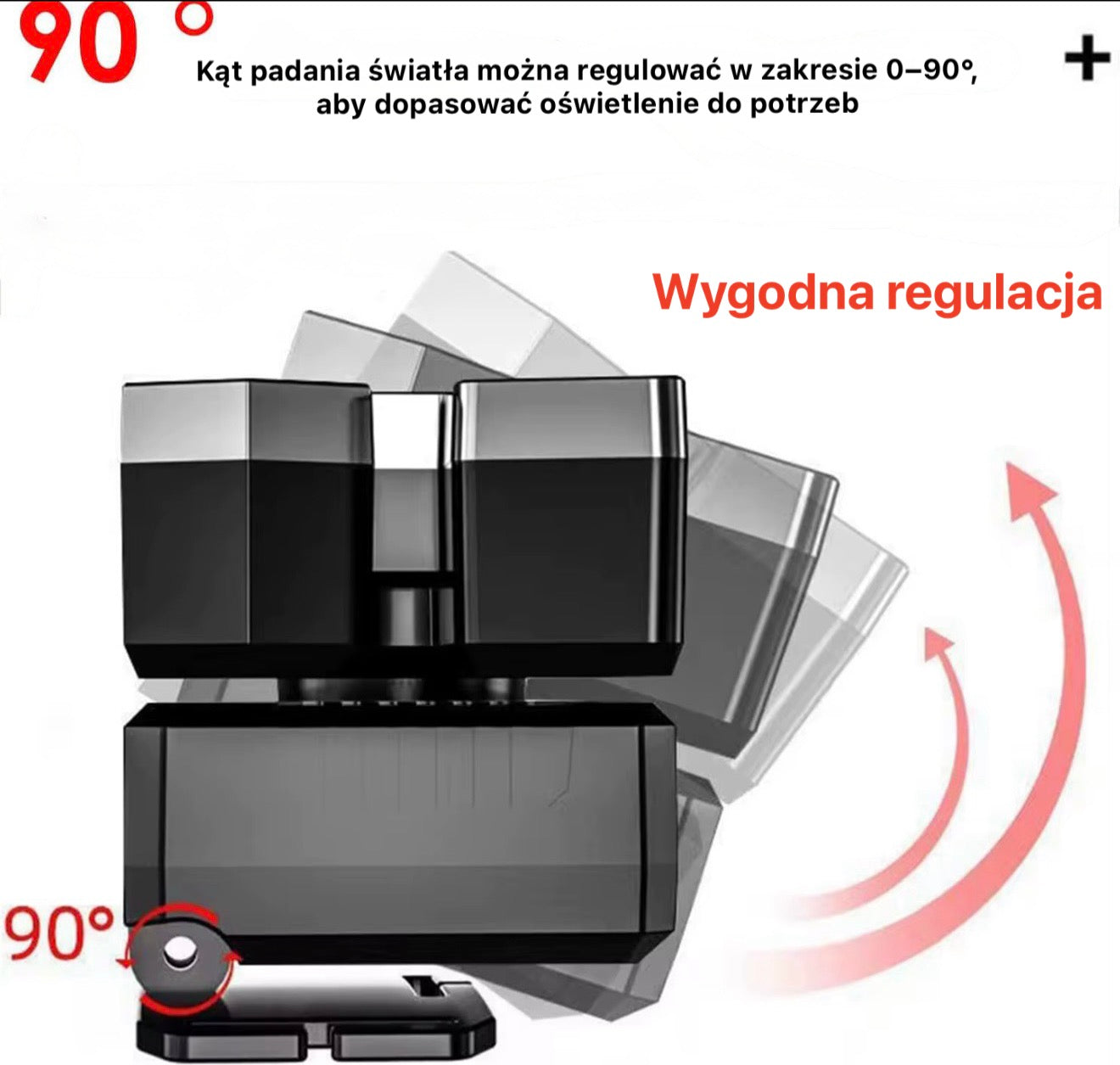 Czołówka LED 230° z czujnikiem ruchu – Super Jasna, USB, Wodoodporna