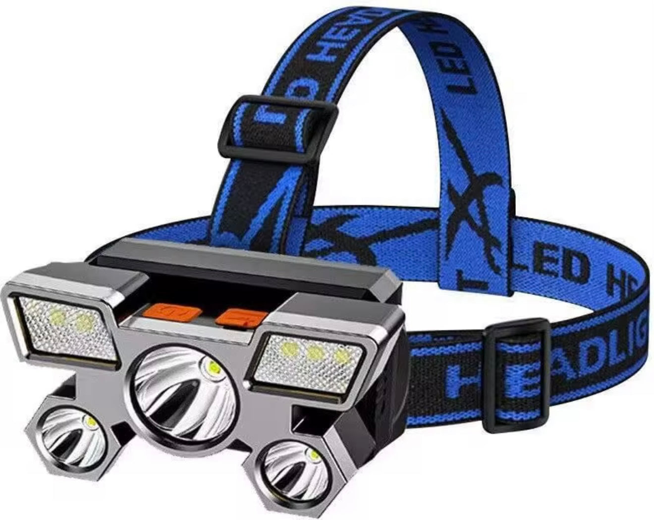 Czołówka LED 230° z czujnikiem ruchu – Super Jasna, USB, Wodoodporna